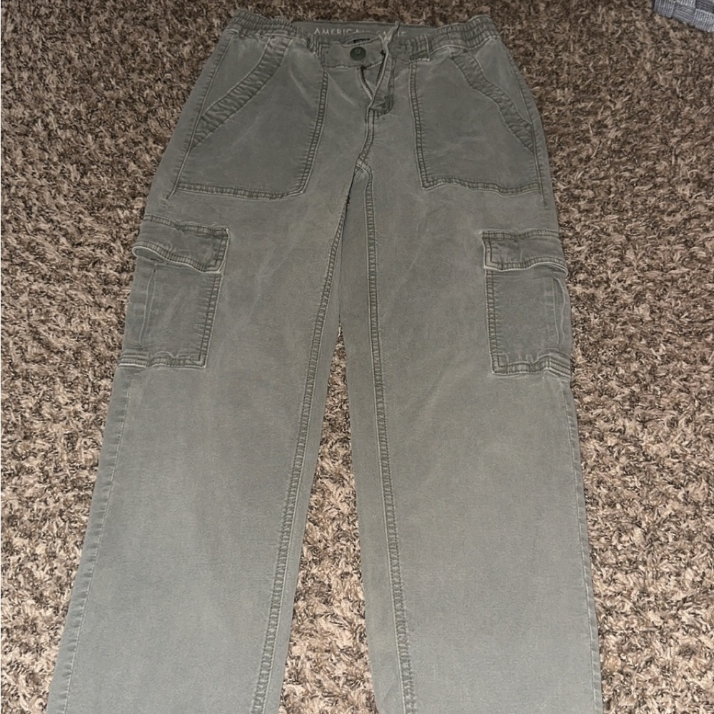 American Eagle Outfitters Olive Stretch Pants